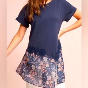 Anthropologie Floral Tunic NWT